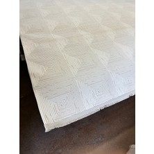 Moda Bambu Halı Krem Renk Leke Tutmaz