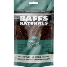 Baffs Naturals Dana Mini Burger %100 Doğal Köpek Ödül Maması 100 gr