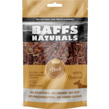 Baffs Naturals Tavuk Boyun %100 Doğal Organik Çiğnemelik Köpek Ödül Maması 100 gr