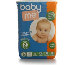 Baby Me Aloe Vera Mini 2 Numara Bebek Bezi 3 - 6 Kg 50 Adet