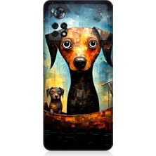 Teknomeg Xiaomi Poco X4 Pro 5g Uyumlu Köpek ve Sandal Desenli Silikon Kılıf