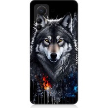 Teknomeg Xiaomi Mi 12 Lite 5g Uyumlu Yalnız Kurt Desenli Silikon Kılıf