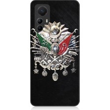 Teknomeg Xiaomi Mi 12 Pro Uyumlu Osmanlı Tuğrası ve Arması Desenli Silikon Kılıf