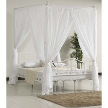 Argimo Tek Kişilik Metal Karyola 90x190x225 cm Modern Tasarım Sağlam Dayanıklı Metal Gövde