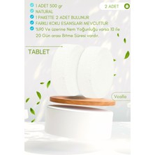 Vcalla Nem Alıcı Rutubet ve Küf Giderici Yedek Tablet 500GR ' Natural ' 2 Adet