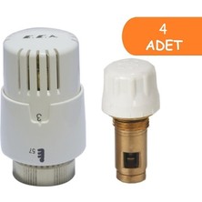 E.C.A 4 Adet Eca Termostatik Trv4 Kafa Grubu 41,3mm 602120813