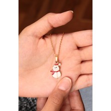 Elika Silver Kadın Kardan Adam Model Kolye