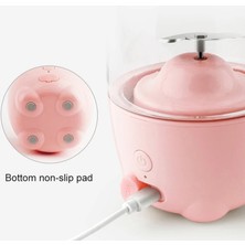 Pengfu Shop Pembe Tarzı Taşınabilir Karıştırıcılar Mini Elektrikli Meyve Sıkacağı USB Basın Şarj Manuel Sıkacakları Bardak 330 ml Kişisel Mutfak Robotu Makinesi Meyve Suyu Sıkacağı (Yurt Dışından)