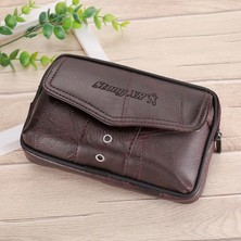 ZhuningShop3 Travers-Siyah Tarzı Erkek Bel Çantası Erkekler Bel Çantası Cüzdan Sığır Derisi Deri Klasik Doku Narin Tasarım Iş Telefon Kemeri Için Katı Çanta Bum Kılıfı (Yurt Dışından)