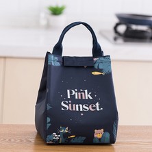 ZhuningShop3 Bir Stil Yeni Sevimli Karikatür Unicorn Öğle Yemeği Çantası Çocuklar Kadınlar Termal Soğutucu Çanta Yalıtımlı Su Geçirmez Bez Taşıma Depolama Bento Kılıfı (Yurt Dışından)