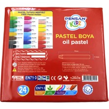 Pensan Kidz Çantalı Pastel Boya 24 Renk