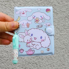 Kawaii Sanrioo Karakterler Mini Defter Kalem Set