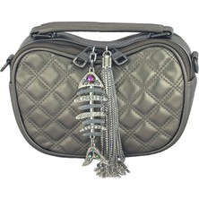 Louisiana Polo Kriste Bell Kadın Çanta Pewter 26471