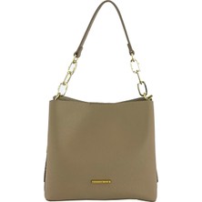 Louisiana Polo Kriste Bell Kadın Çapraz Askılı Çanta Vizon 7152