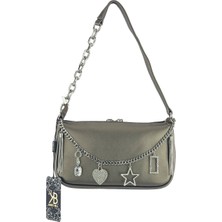Louisiana Polo Kriste Bell Çapraz Askılı Kadın Çanta Pewter 26474