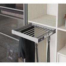 Anda Starax Pantolonluk, Kemerlik, Kravatlık Teleskopik Frenli 90CM Gri