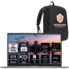 Asus Vivobook 15 Intel Core I5 1235U 40GB 4tb SSD 15.6'' Fhd W11H Taşınabilir Bilgisayar X1504ZA-BQ451 & Per4 Çanta BQ451P68