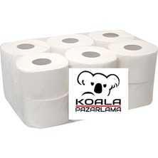 Koala Pazarlama Soft Jumbo Tuvalet Kağıdı 125 mt x 12'li