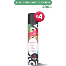 Urban Care Kuru Şampuan It's So High 200 ml x 4