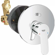 Hansgrohe Grohe Bauedge Ankastre Yuvarlak Banyo Bataryası, Iç Gövde Dahil 29079000