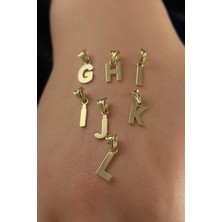 Fiyonk Kuyumculuk 14 Ayar Altın Harf Kolye Ucu