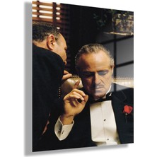 Gaagart Temperli Gerçek Cam Tablo Film Karakteri The Godfather