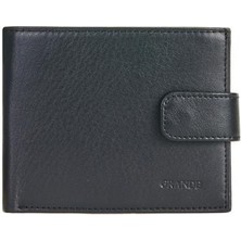 Louisiana Polo Grande Hakiki Deri Erkek Cüzdan Siyah 1525