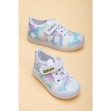 Dilimler Ayakkabı Şirinbebe Şiringenç Keten Beyaz Kız İlkadım Bebek Çocuk Ayakkabısı