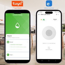 Novato Zigbee Su Baskını Sensörü ( Tuya, Smart Life, Sonoff eWelink, Home Assistant, Zigbee2MQTT Uyumlu )