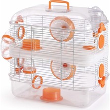Hamster Kafesi 40 x 26 x 39 cm - Turuncu