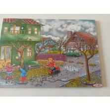 Sonbahar Mevsim Ahşap Yapboz Puzzle 25X35 Cm. 35 Parça