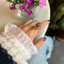 Alice İsstanbul Gold Ezme Bombe Yüzük