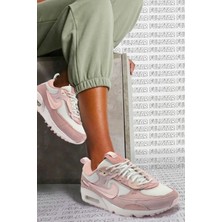 Nike Air Max 90 Futura Triple Leather Unisex Sneaker Hakiki Deri Spor Ayakkabı Pembe