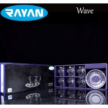 Rayan Wave 12 Parça Kahve Seti