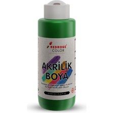 Red Rose Yeşil Akrilik Boya 120 ml Sanatsal, Dekoratif, Hobi Amaçlı, Canlı Renkler