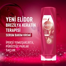 Elidor Serum Bakım Kremi Brezilya Keratin Terapisi Hidrolize Keratin Marula Yağı E Vitamini 350 ml