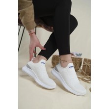 Bitmeden İste Bağcıksız Triko Sneaker Spor Ayakkabı