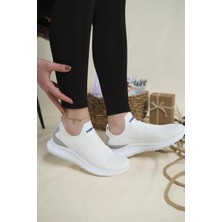 Bitmeden İste Bağcıksız Triko Sneaker Spor Ayakkabı