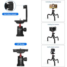 Kingjoy KT-660 + BD-50 Dslr , Aynasız Fotograf Makinesi ve Telefon Uyumlu Profesyonel Ahtapot Esnek Tripod