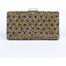 Louisiana Polo Kadın Abiye Portföy Çanta  Altın Y1112-18