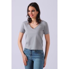 Sd Luxury Regular Fit Basic Kadın T-Shirt