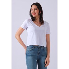 Sd Luxury Regular Fit Basic Kadın T-Shirt