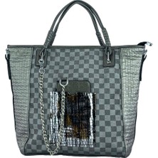 Louisiana Polo Kriste Bell Kadın Omuz Çanta Kurşun 26507