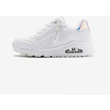 Skechers Uno Gen1 Büyük Kız Çocuk Beyaz Sneakers 310554L Wht
