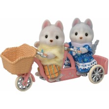 Adore Oyuncak 5637 Sylvanian Families Tandem Bisiklet ve Haskiler +3 Yaş