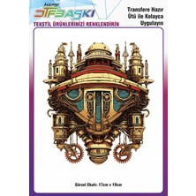 F17 Ajans Vintage Ütü ile Yapışan Tişört Tekstil Dtf Baskı