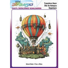 F17 Ajans Vintage Ütü ile Yapışan Tişört Tekstil Dtf Baskı