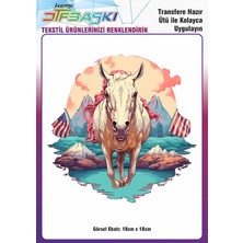 F17 Ajans Vintage Ütü ile Yapışan Tişört Tekstil Dtf Baskı