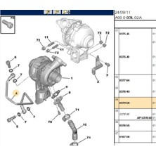 Psa Turbo Yağ Borusu 206 207 307 308 407 5008 Partner Tepee C2 C3 C4 C5 Berlingo (037968-11230003-BPE260034)