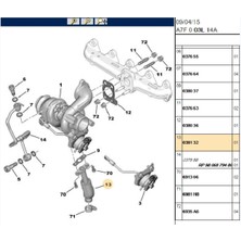 Psa Turbo Yağ Borusu 207 208 301 308 508 Expert Partner Tepee C3 C4 C5 C-Elysee Jumpy Dw6 (038132)